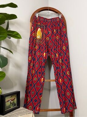 Brief Insanity Harry Potter XL Red Butterbeer Stretch Pull On Pajama Lounge Pant